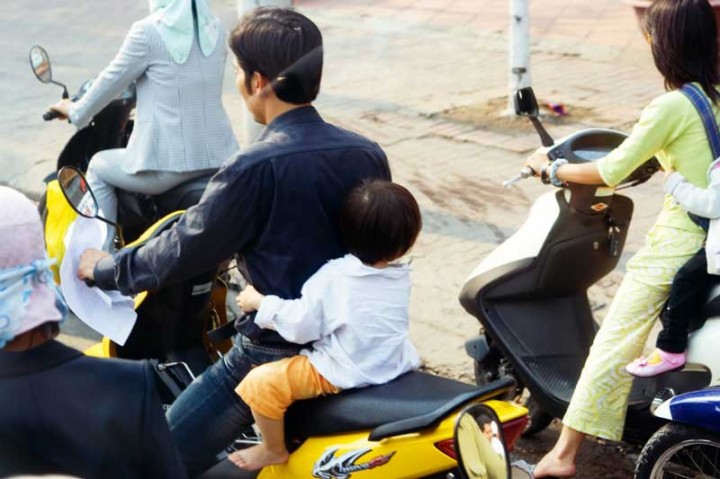 Vietnam-Reisen-Rollerfahren