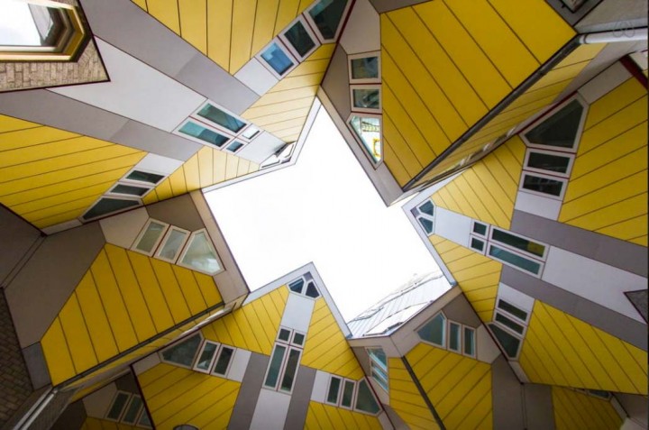 Besondere-Airbnb-unterkünfte in Europa-Cubehouse-Rotterdam