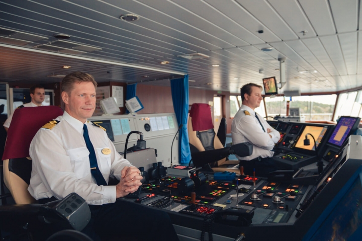 MS Romantika Tallink Silja Schiffstagebücher Kapitänsbrücke