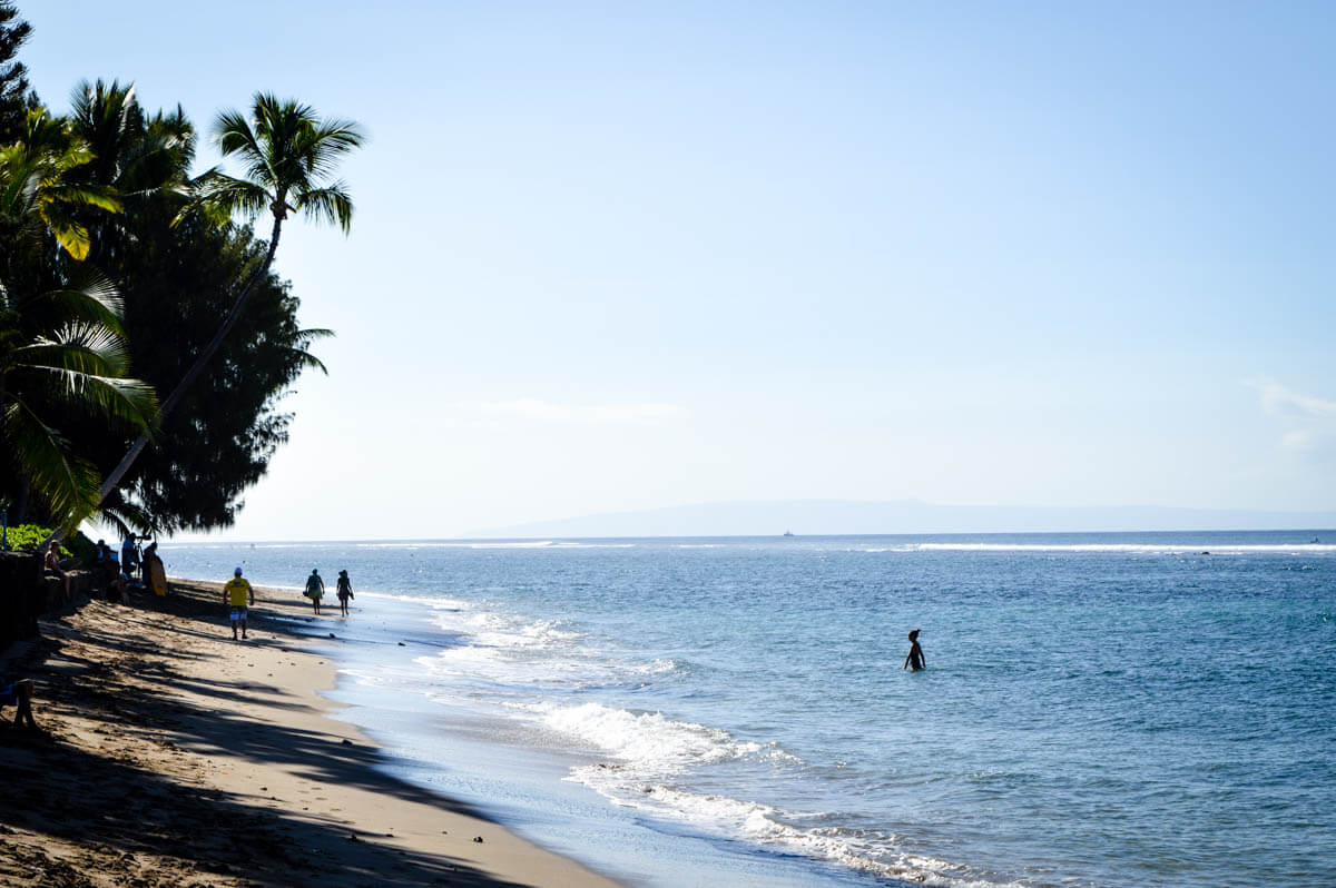 Inselhopping-Guide Hawaii Welche Insel ist die richtige für dich Maui Strand in Lahaina