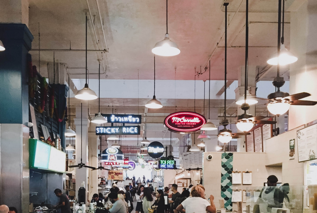 Los Angeles Tipps und Geheimtipps für den Städtetrip Markthallt Essen in Downtown